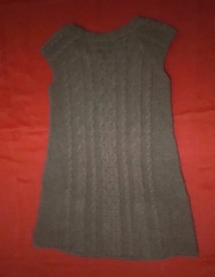 Pull long sans manches tunique d'hiver - photo numéro 4