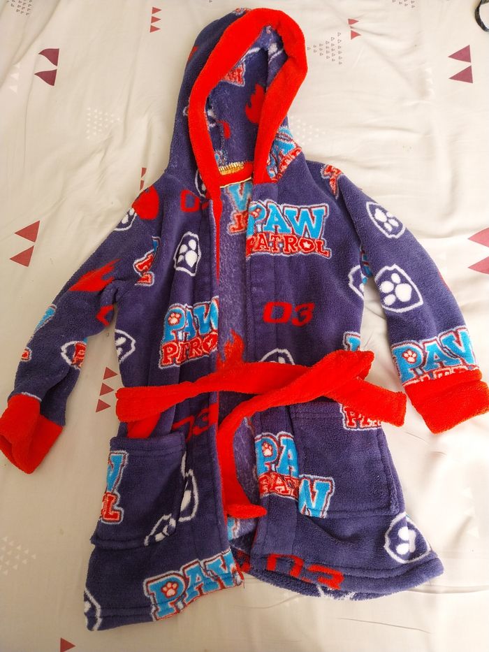 Peignoir pat patrouille pour garçon taille 3-4 ans