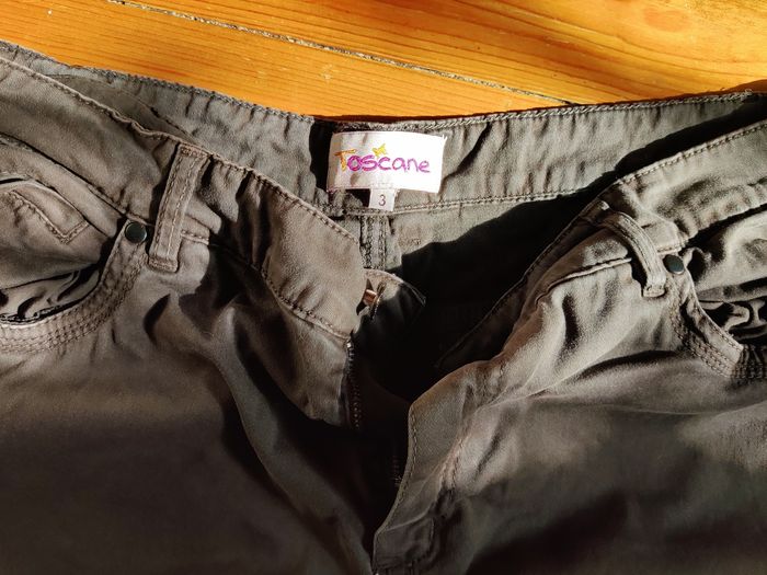 Pantalon toscane gris brun t50