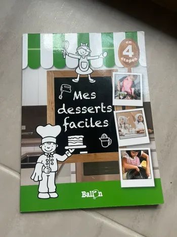 Neuf livre mes desserts faciles Ballon