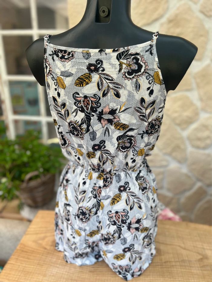 Combishort combinaison d’été gemo à bretelles motif africain wax - photo numéro 6