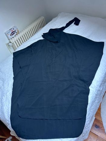 Khimar long gris anthracite