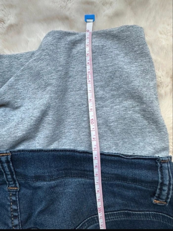 Jeans grossesse -envie de fraise - 36/S-Bandeau confort - photo numéro 7