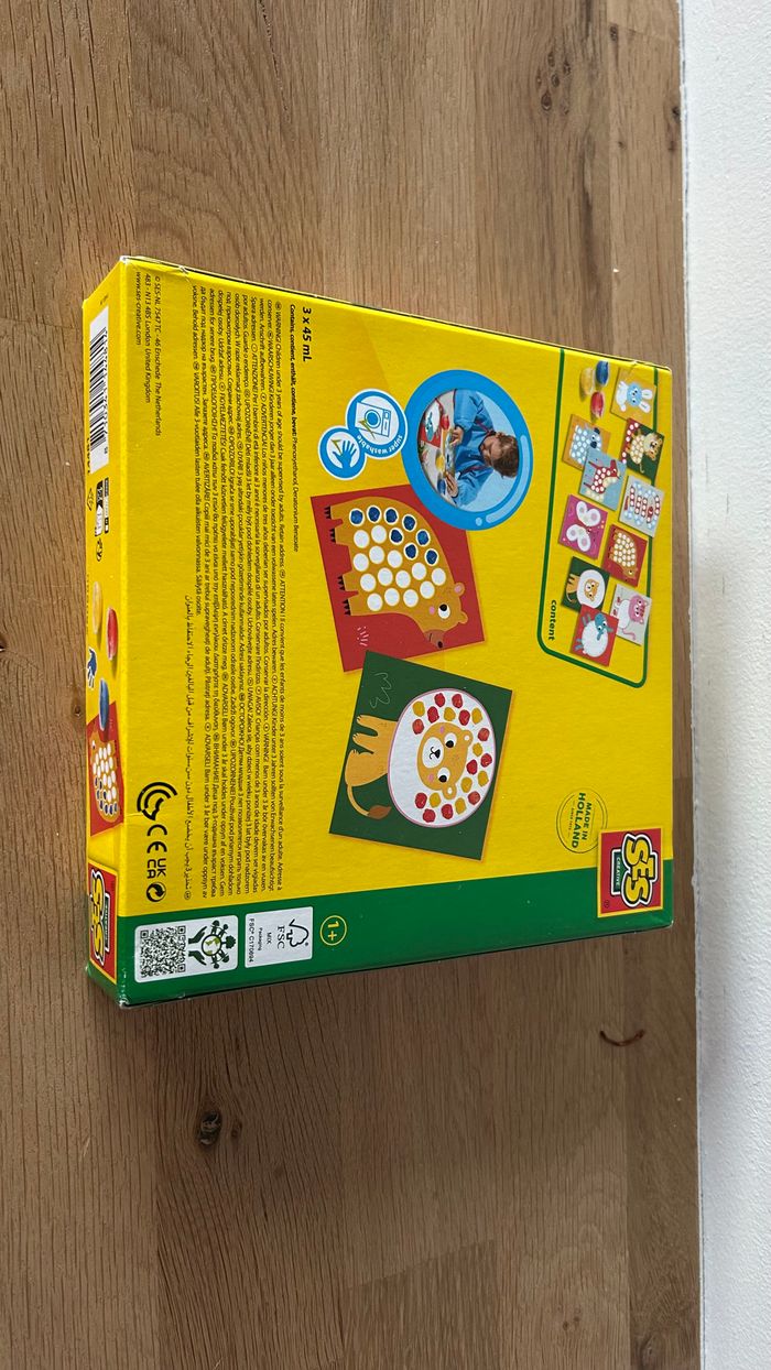 Kit de peinture au doigt bébé de SES Creative NEUF - photo numéro 3