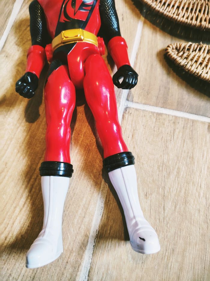 🙅 Power rangers ninja steel grande figurine du ranger rouge marque Bandai - photo numéro 2