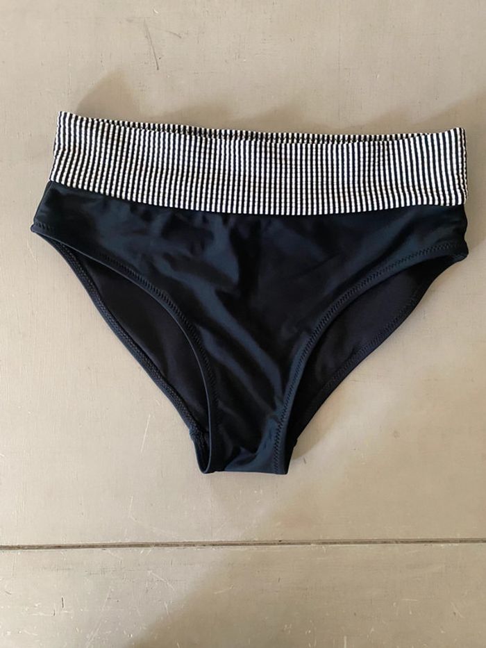 Maillot de bain Anya Beach 2 pièce taille 40 blanc et noir - photo numéro 4