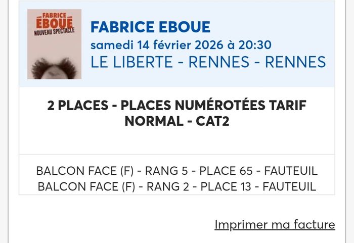 Spectacle Fabrice Eboue