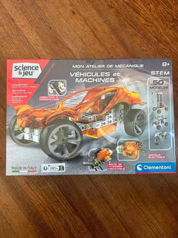 NEUF sous plastique Science et jeu mon atelier mécanique véhicules machines voiture moteur