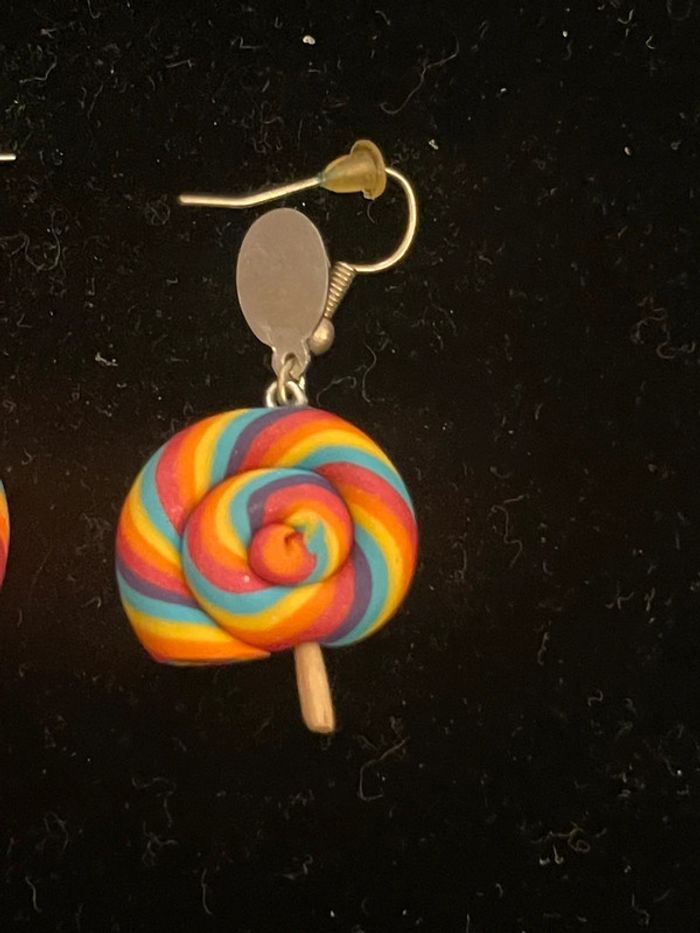 boucles d’oreilles colorées - photo numéro 3