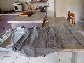 3 sweats gris pour femmes Taille Unique