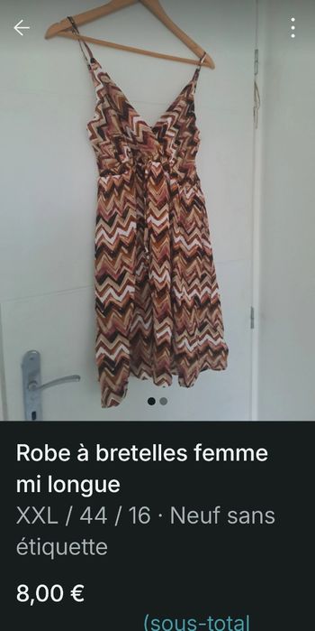 Robe femme mi longue d été