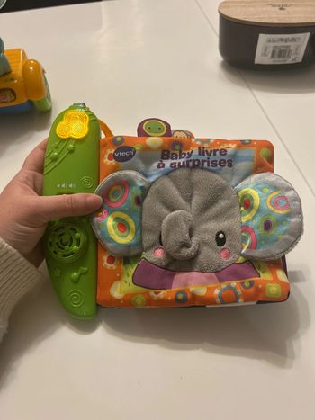 Livre tissus musical bébé vtech