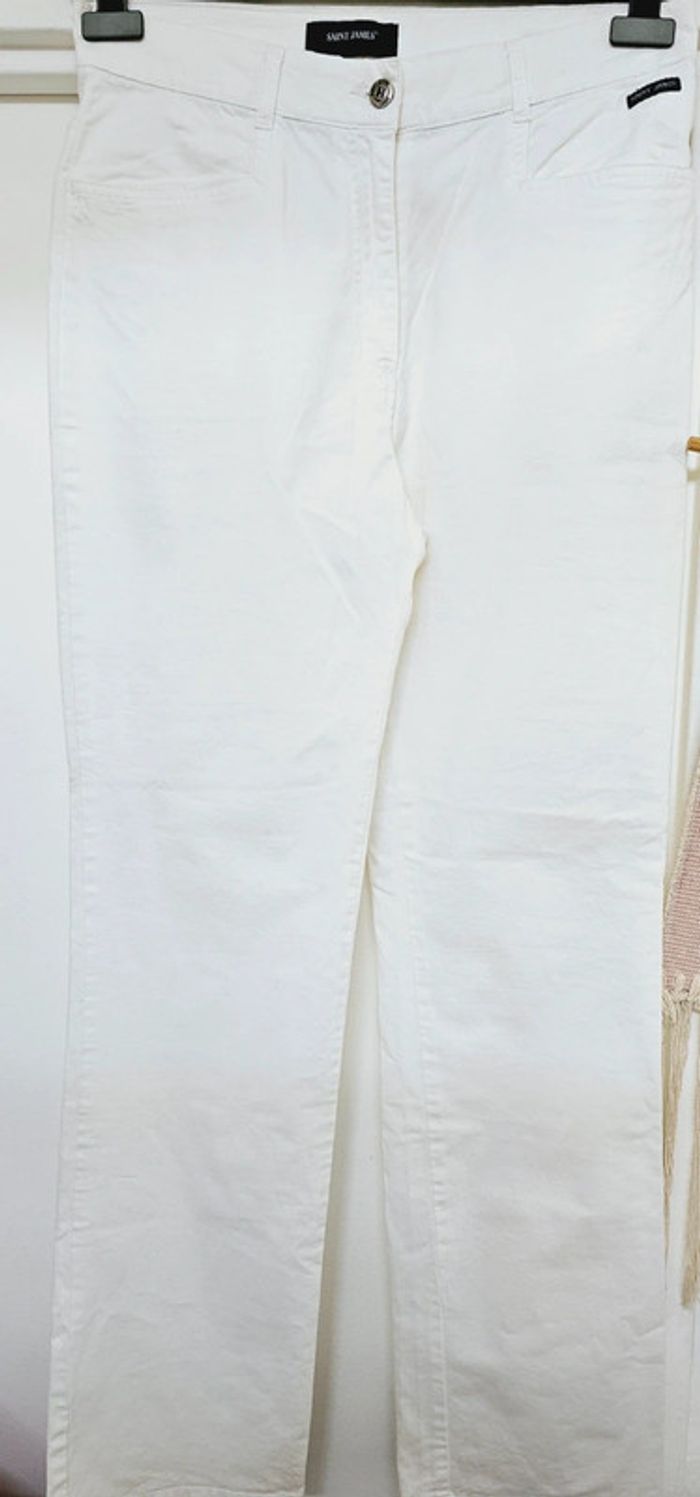 Pantalon Coton Lycra Saint James Taille 44 - photo numéro 3