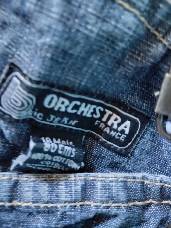 Salopette en jean 18mois - photo numéro 3