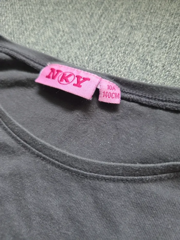 Tshirt manches longues chat - photo numéro 3