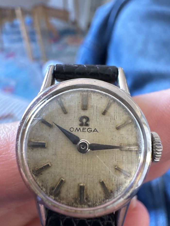 Montre Omega Vintage Femme – Mécanique à remontage manuel – Bracelet lézard véritable – À réviser - photo numéro 6