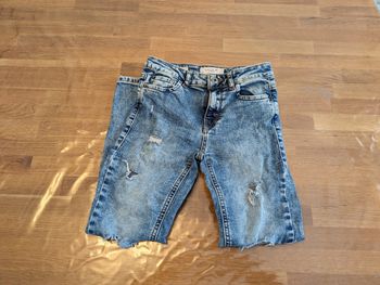 Jean skinny taille haute troué fille 30 / 10 ans Jennyfer
