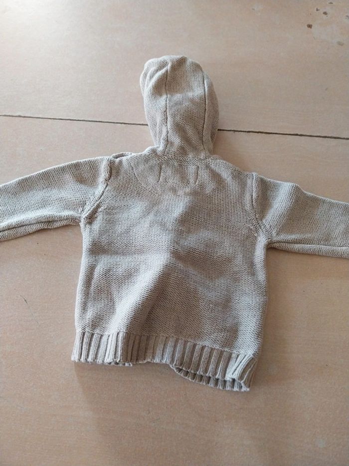 Manteau en laine beige kimbaloo - photo numéro 3