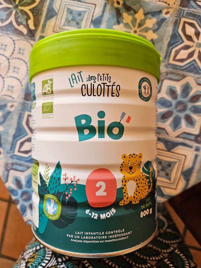 Lait 2eme age petit culottés bio