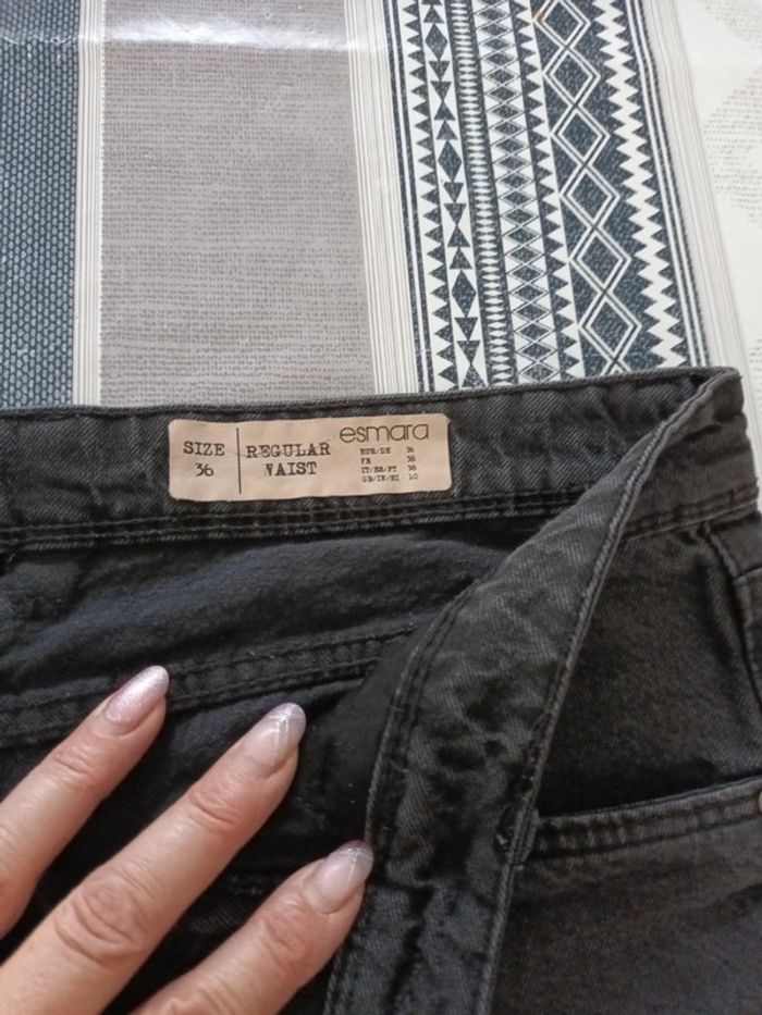 Short jeans noir - photo numéro 3