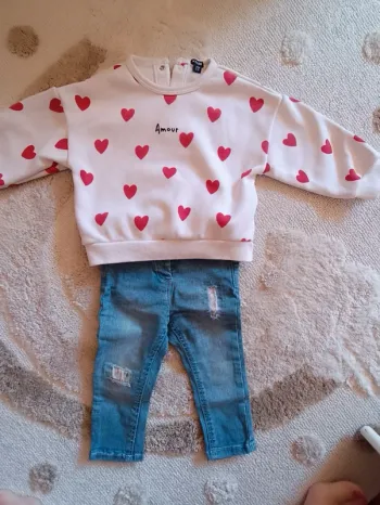 Pull sweat Amour - 18 mois Kiabi