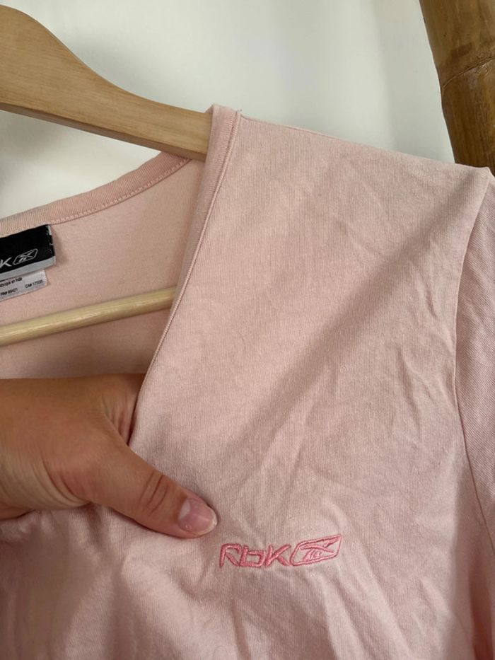 T-shirt rose pale vintage Reebok taille M - photo numéro 5