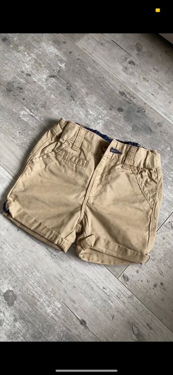 Short beige garçon