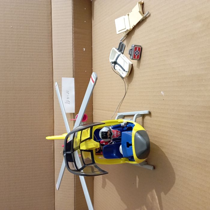 hélicoptère de secours en montagne playmobil - photo numéro 3