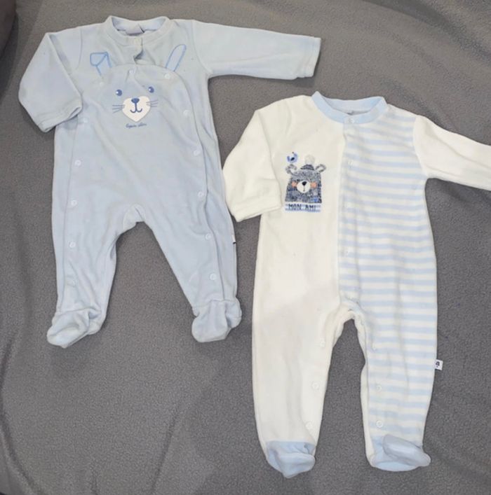 Lot de 2 pyjamas 6 mois - photo numéro 2