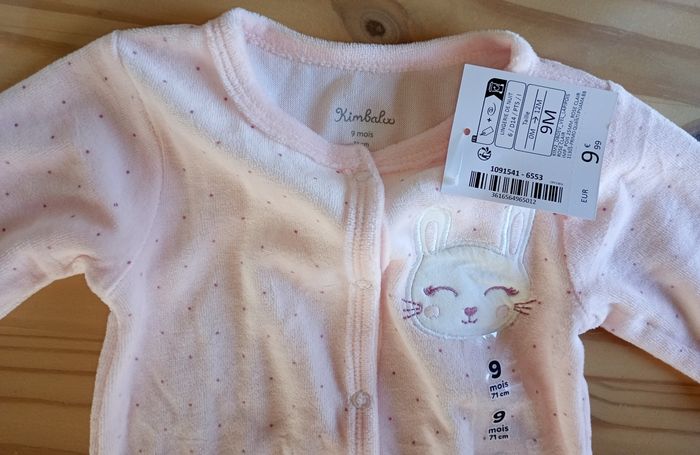 Pyjama velours bébé - photo numéro 2