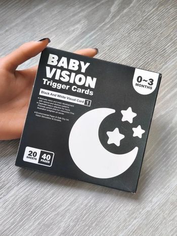 Cartes de stimulation visuelle pour bébé