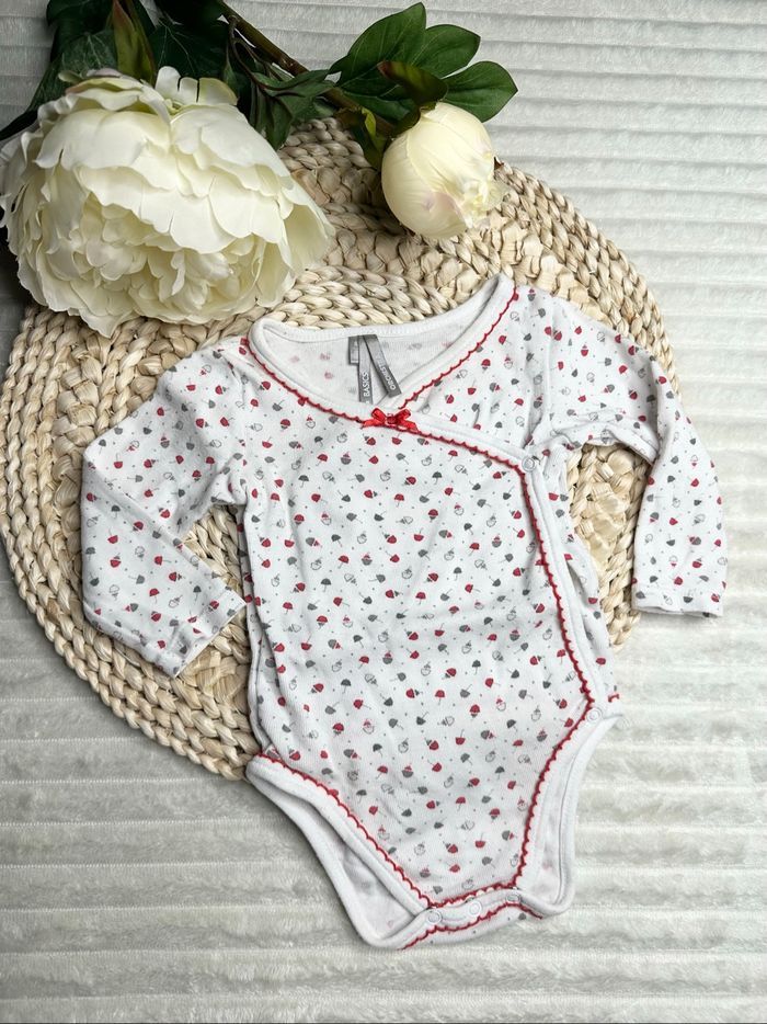 Body Orchestra 6 mois rouge et blanc