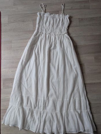 Robe blanche été Zara M