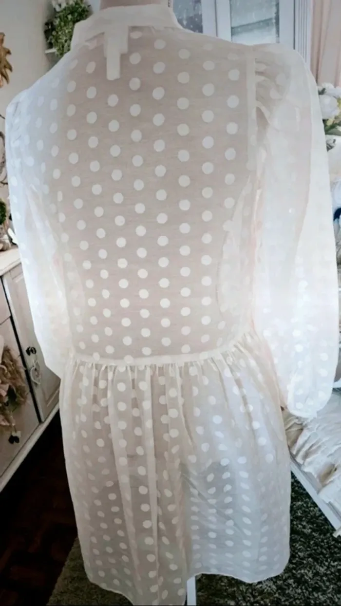 Robe crème H & M Taille XS (plutôt 36) Neuve - photo numéro 3