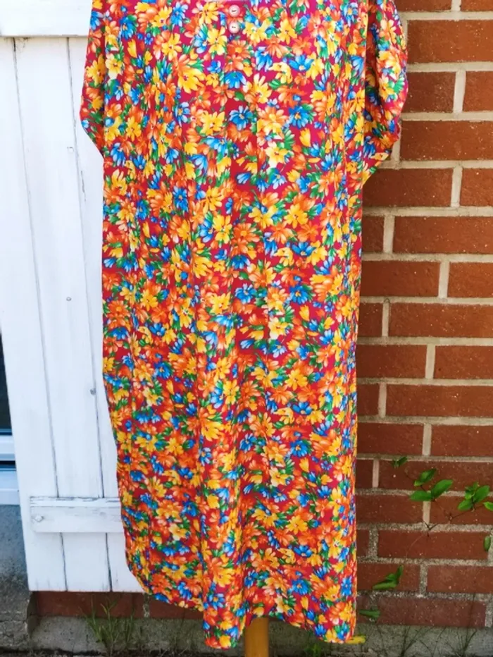 💋 robe vintage à fleurs 🌼 - photo numéro 3