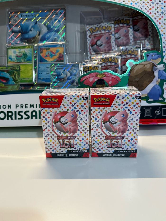 Pack 151 Pokémon : 1 coffret eaux florissantes 151 et 2 bundle 151 - photo numéro 2