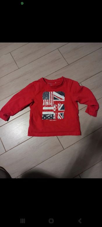 Tee shirt manches longues garçon