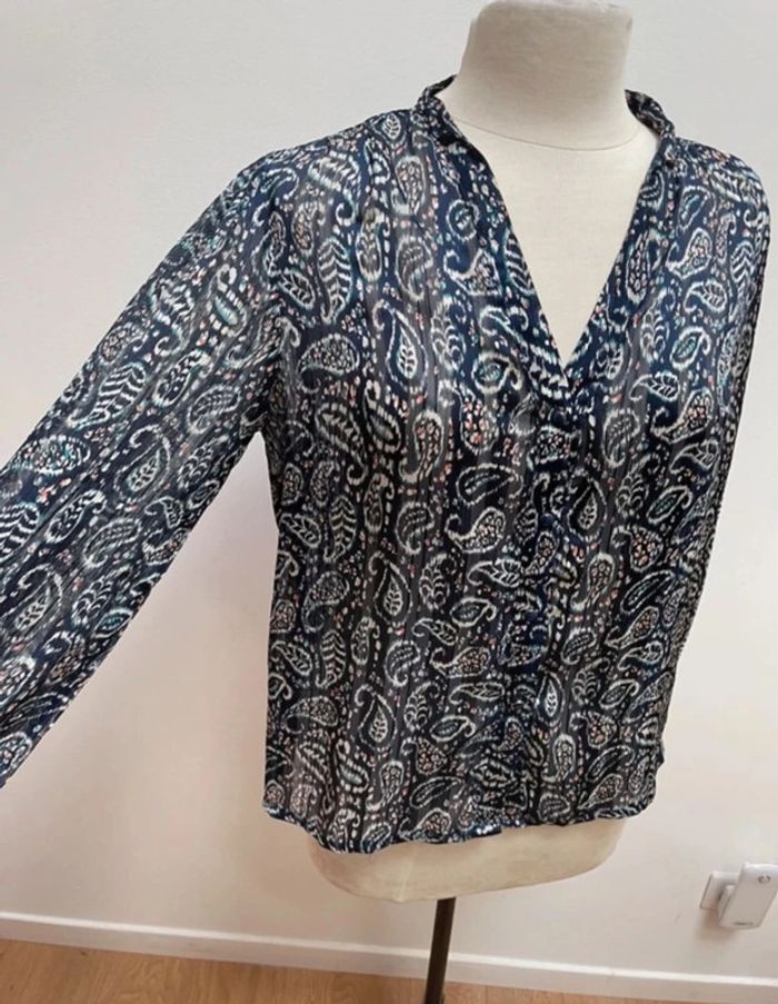 Superbe Blouse fluide motif cachemire 🌸 M - photo numéro 4