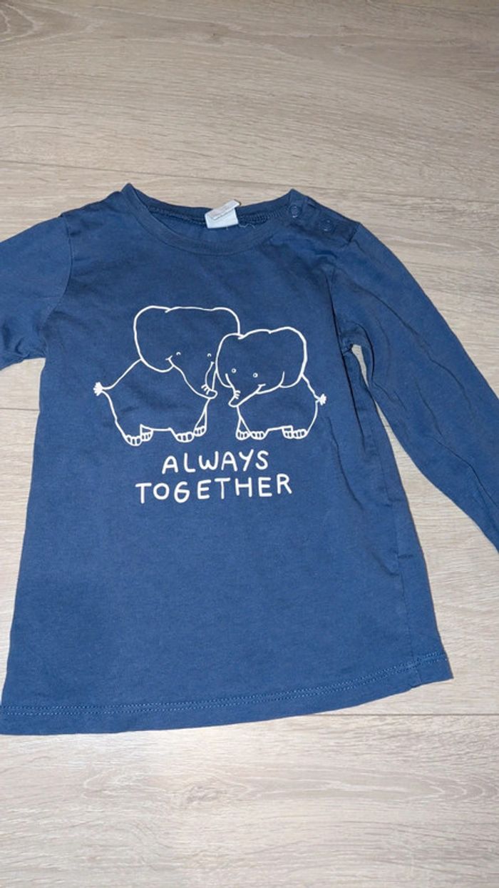 T shirt longues manches garçon H&M - photo numéro 2