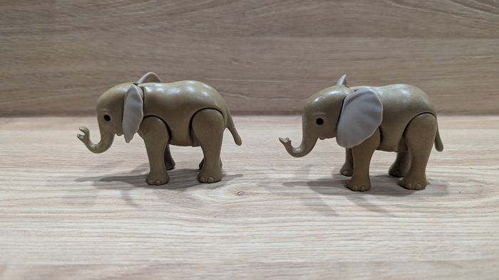 2 éléphanteaux playmobil - photo numéro 2