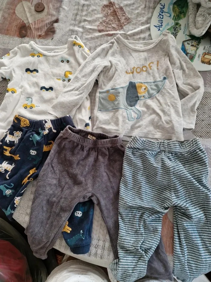 Lots pyjamas chaud 18mois