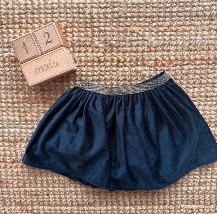 Jupe velours Obaibi 12mois / 74cm