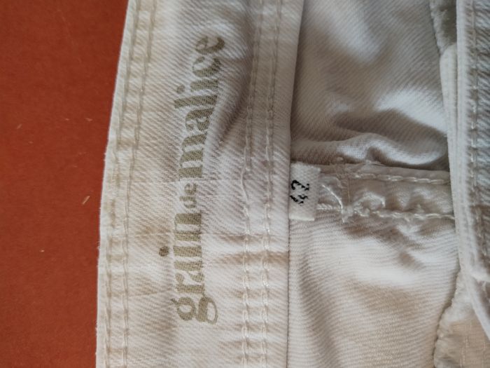 Pantalon blanc, Grain de malice, très bon état - photo numéro 3