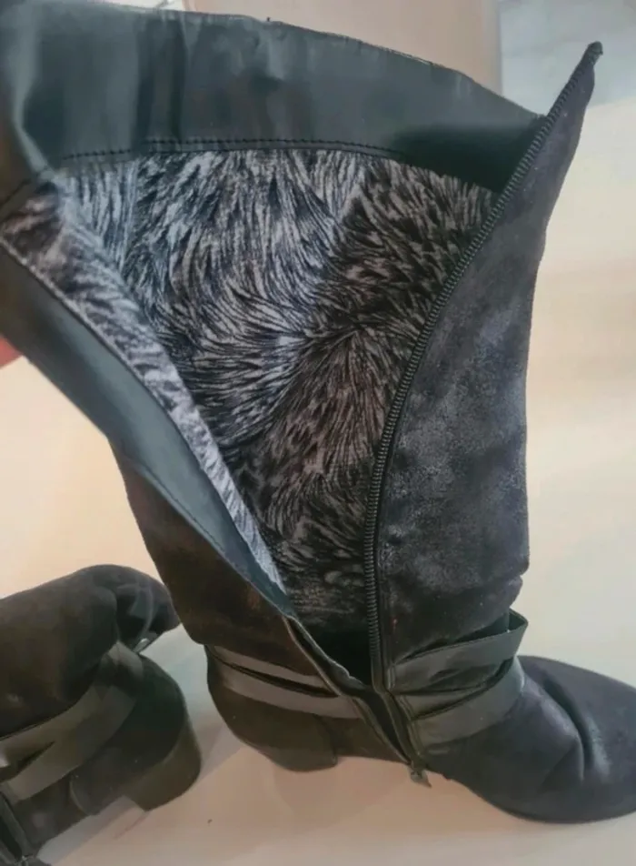 Jolies bottes zippées pointure 38 - photo numéro 9