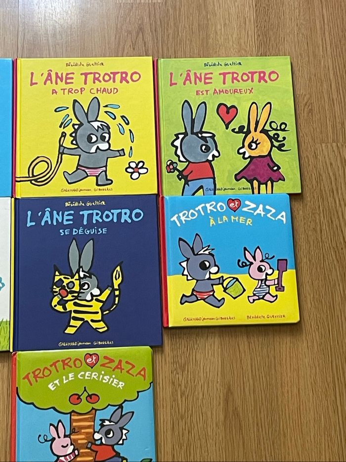 Lot 7 livres l’âne trotro et zaza - photo numéro 3