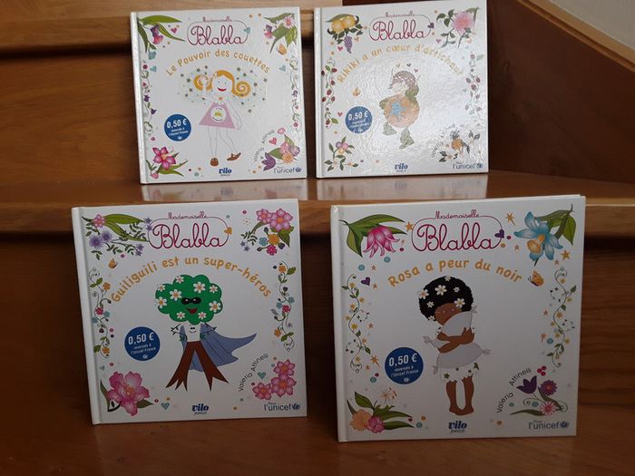 Lot de 4 livres Mademoiselle Blabla