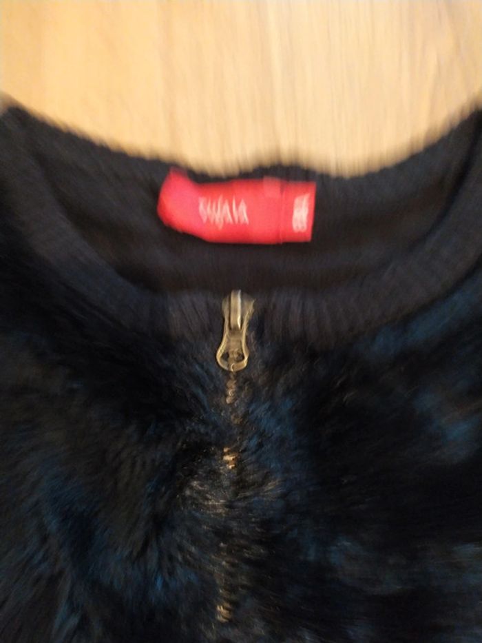 gilet avec fausse fourrure devant 8 ans tissaia - photo numéro 3