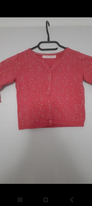 Gilet boutonné gémo 12m