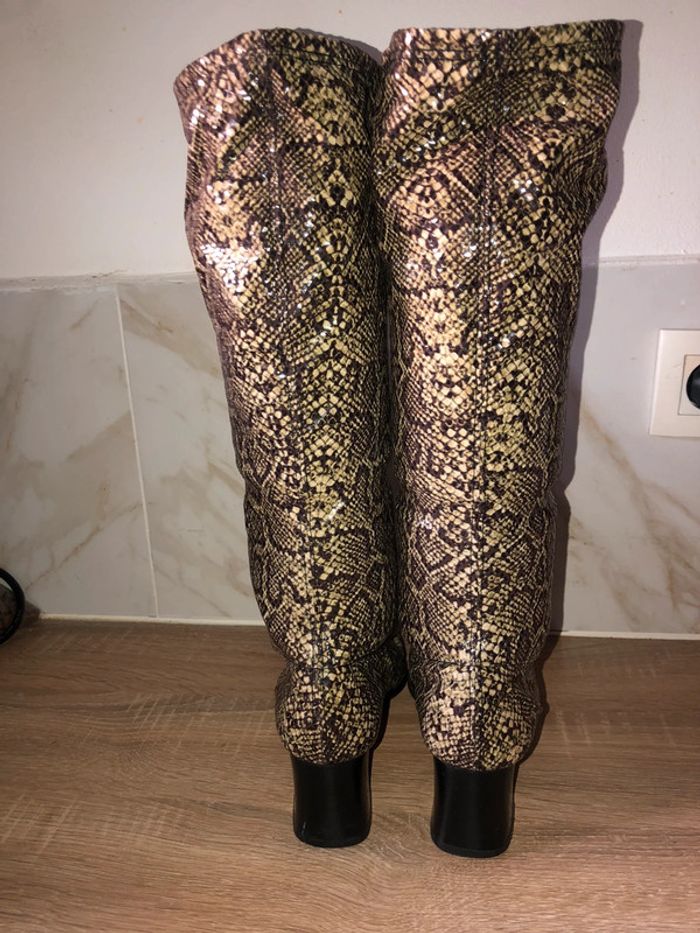 🌼Bottes hautes imprimé serpent🌼 - photo numéro 3