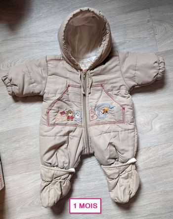 Combinaison pilote bébé 1 mois